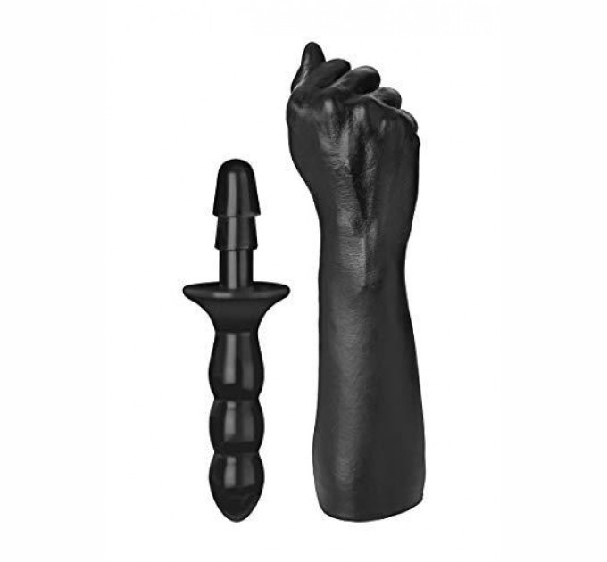 Кулак для фистинга Doc Johnson Titanmen The Fist with Vac-U-Lock Compatible Handle 424*76 мм Черный (SO2809)