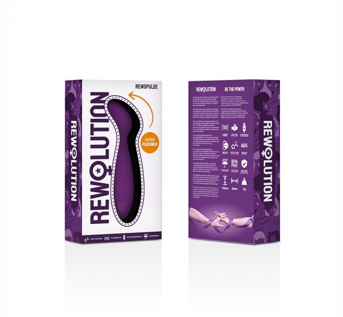 Стимулятор точки-G фиолетовый Rewolution Rewopulse Flexible Vibrator