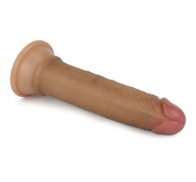 Фаллоимитатор из двойного слоя силикона Lovetoy Dual layered Platinum Silicone Cock