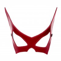 Кожаная маска Scappa Красная М-13-1