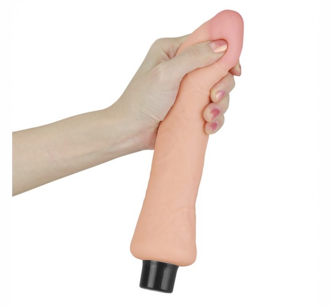 Реалистичный вибратор Lovetoy Real Softee Vibrating Dildo 9.0