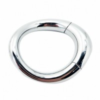 Металлическое кольцо на пенис Bdsm4u Magnet Curved Penis Ring Large