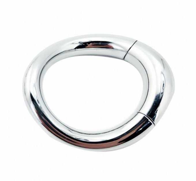 Металлическое кольцо на пенис Bdsm4u Magnet Curved Penis Ring Large