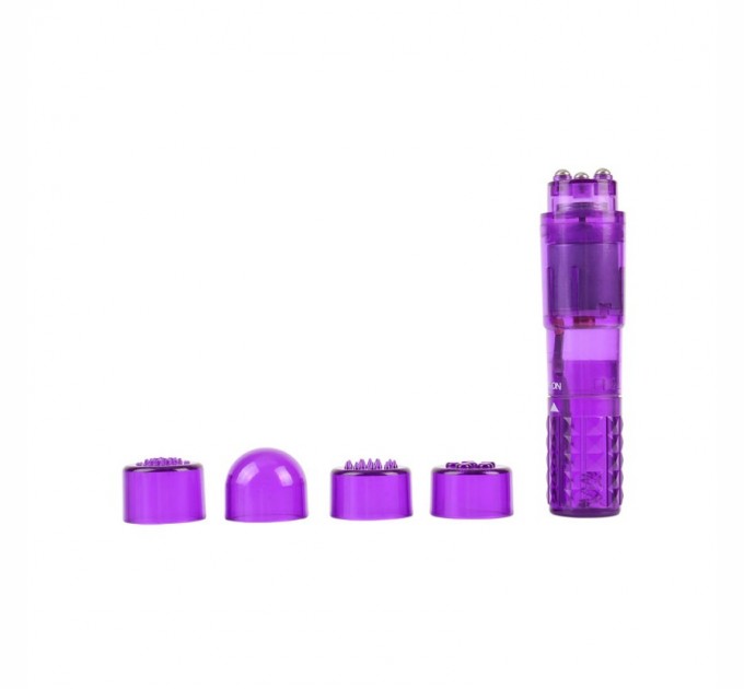 Фиолетовый вибростимулятор пластиковый Chisa The Ultimate Mini Massager