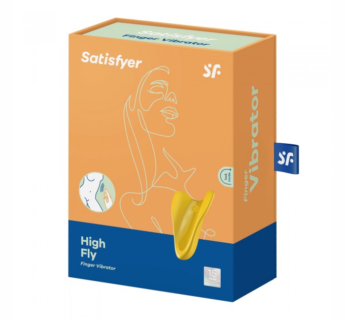 Вибратор на палец Satisfyer High Fly Yellow