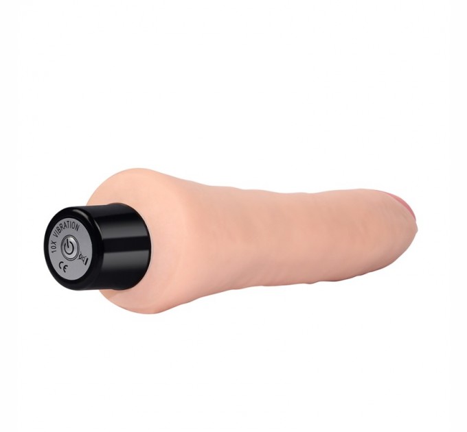 Реалистичный вибратор Lovetoy Real Softee Vibrating Dildo 9.0