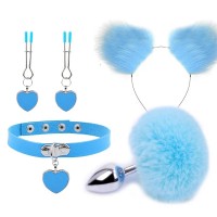 Голубой нежный бдсм комплект Fur Sexy Kit Bdsm4u