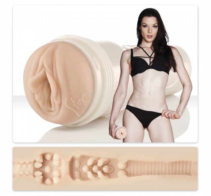 Мастурбатор Fleshlight Girls: Stoya - Destroya, со слепка вагины, очень нежный