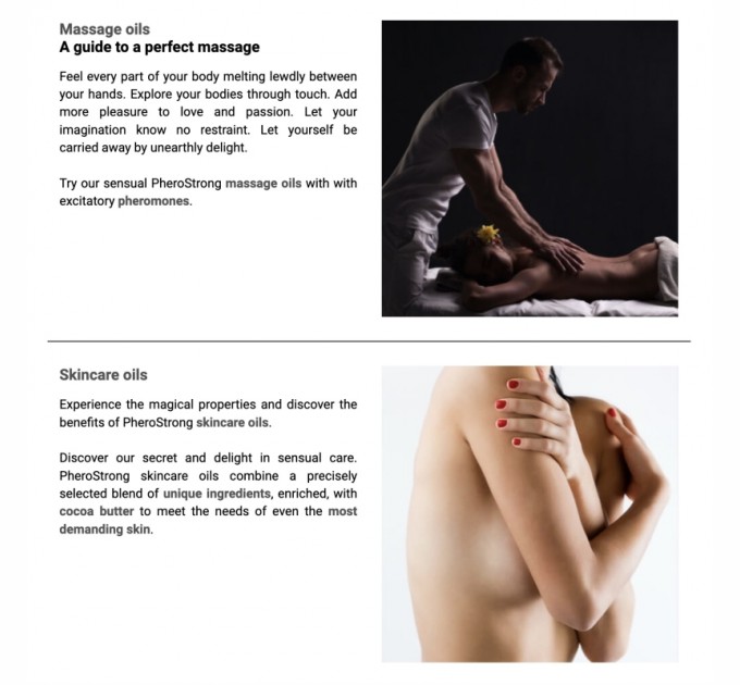 Массажное масло с феромонами PheroStrong Exclusive for Men Massage Oil 100мл