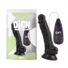 Вибратор на присоске с пультом управления Super Realistic Vibrating Dildo Black Cnt