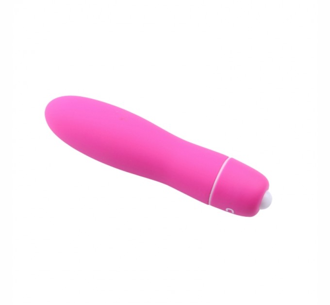 Вибростимулятор розовый пластиковый Classic Vibrator Chisa