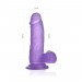 Силиконовый фаллоимитатор Lovetoy фиолетовый Jelly Studs Crystal Dildo Small