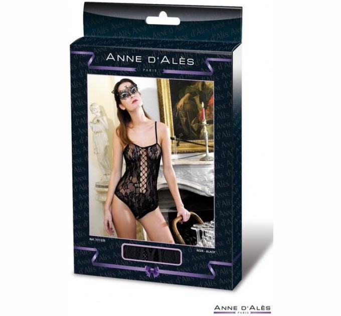 Боди сетка Anne De Ales BAROQUE Black S/M