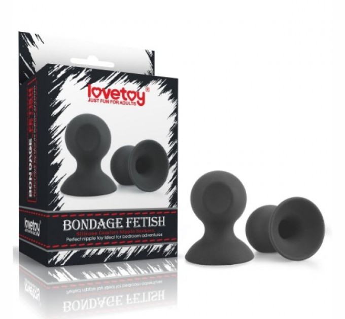 Присоски для сосков Lovetoy Bondage Fetish Silicone Comfort Nipple Suckers