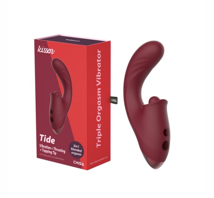 Вибратор для женщин Triple Orgasm Vibrator Kissen Tide Chisa