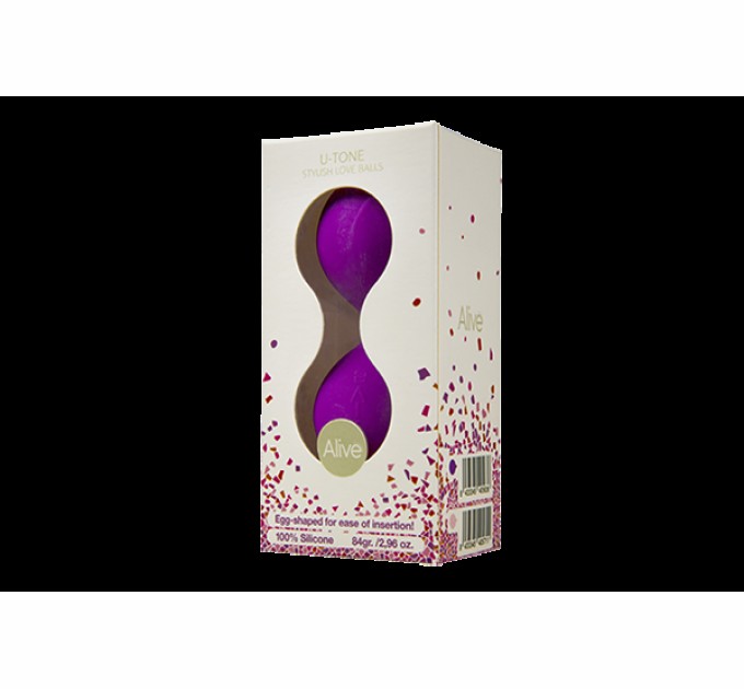 Вагинальные шарики Alive U-Tone Balls Purple (AL40563)