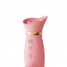 Вибратор с подогревом и вакуумной стимуляцией клитора Zalo - ROSE Vibrator Strawberry Pink