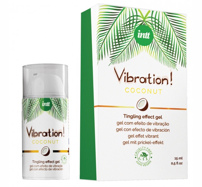 Жидкий вибратор Intt Vibration Coconut Vegan (15 мл)