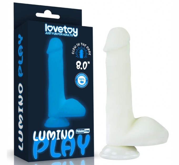 Фаллоимитатор светящийся Lumino Play Silicone Dildo 8.0 Lovetoy