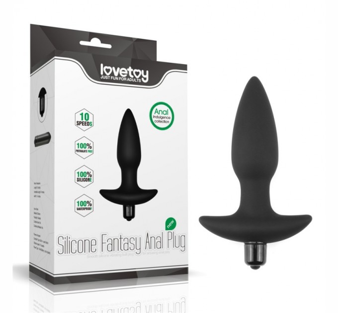 Силиконовая анальная вибро игрушка Lovetoy Anal Indulgence Collection Fantasy Plug