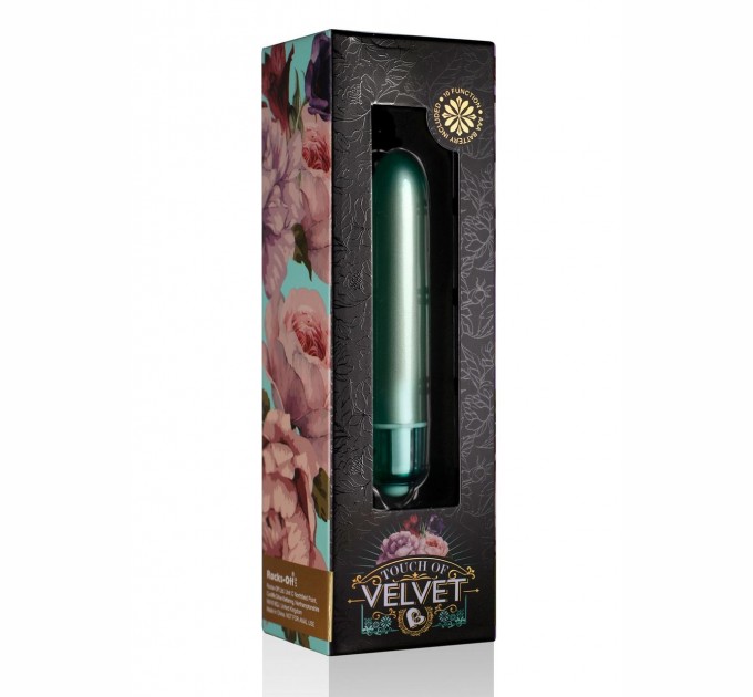 Вибратор Rocks Off RO-90mm Touch of Velvet Aqua Lily (SO2036)