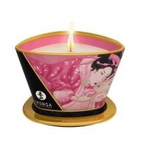 Массажная свеча Shunga Massage Candle - Rose Petals 170 мл с афродизиаками