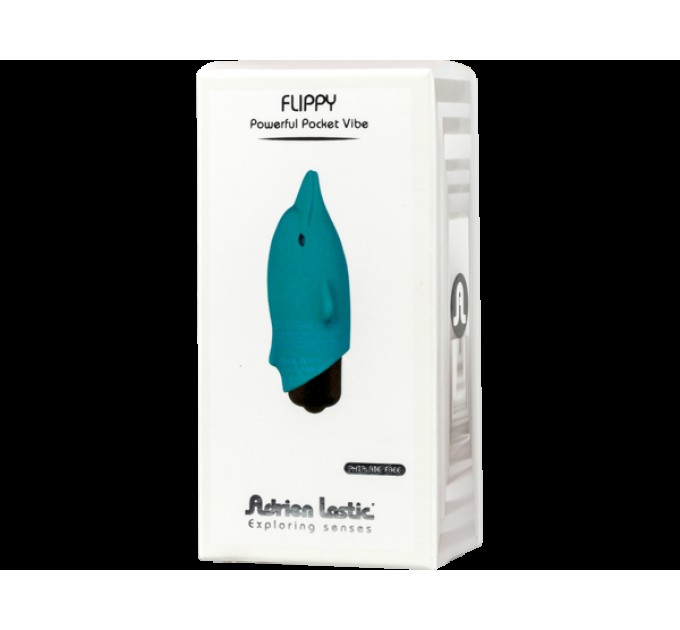 Минивибратор Adrien Lastic Pocket Vibe Flippy 10 Голубой (AD30585)