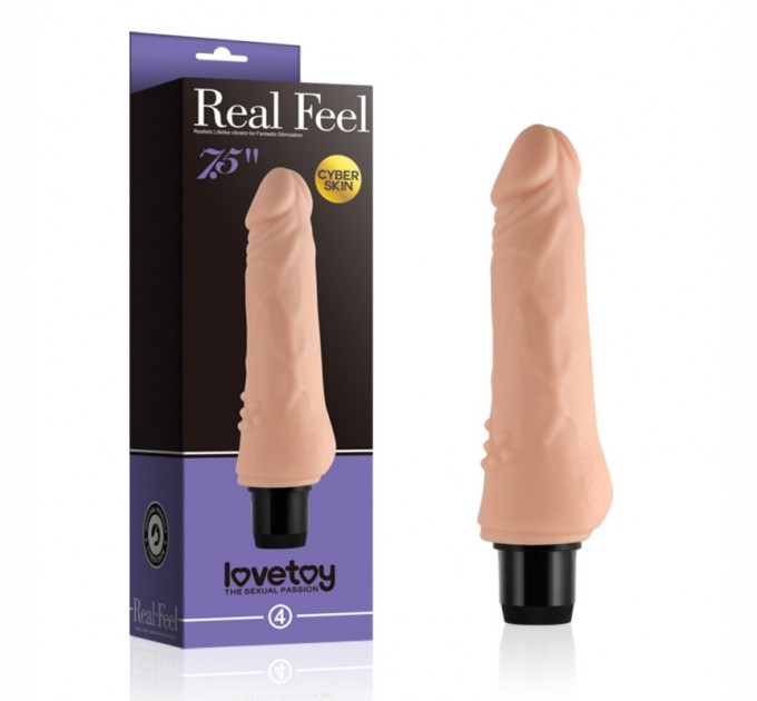 Реалистичный вибратор с шипами Lovetoy Xtreme Feel Cyberskin Vibrator