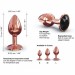 Металлическая анальная пробка с украшением в виде кристалла Dorcel - Diamond Plug S