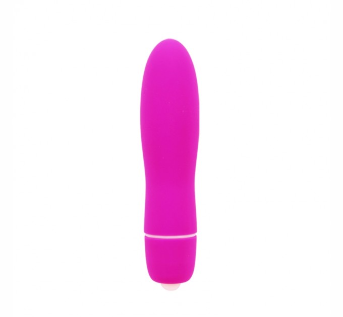 Вибростимулятор розовый пластиковый Classic Vibrator Chisa