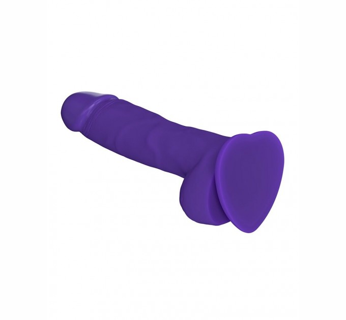 Реалистичный фаллоимитатор Strap-On-Me SOFT REALISTIC DILDO Violet - Size XL