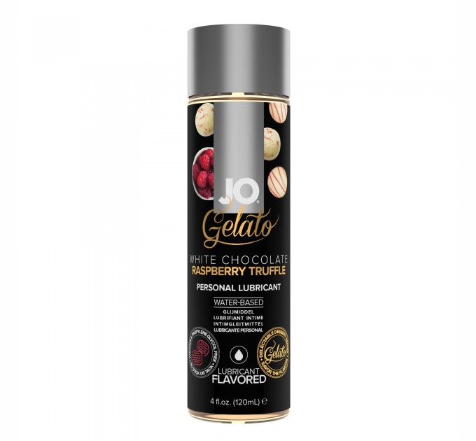 Съедобный лубрикант System JO GELATO White Chocolate Raspberry 120 мл