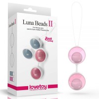 Вагинальные шарики Lovetoy розовые Luna Beads 2