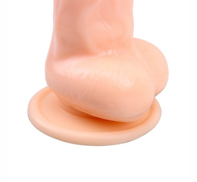 Вибратор конусной формы Chisa телесный Jumbo Jack 6 Vibrating Dildo