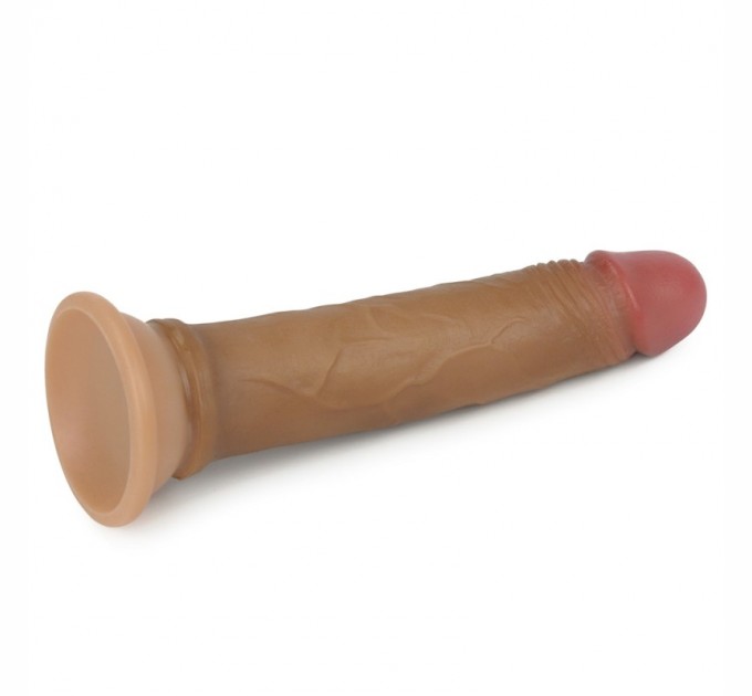 Фаллоимитатор из двойного слоя силикона Lovetoy Dual layered Platinum Silicone Cock