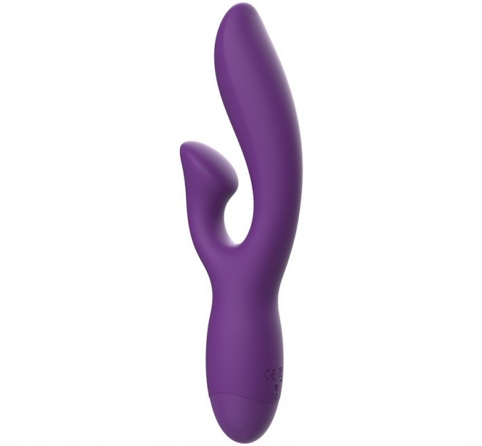 Двойной вибратор фиолетовый Rewolution Rewofun Flexible Rabbit Vibrator