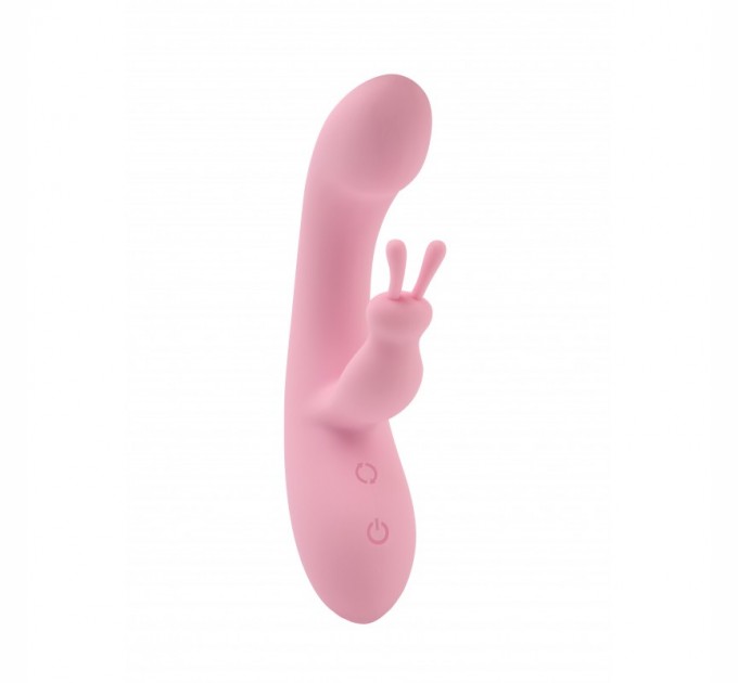 Вибратор с клиторальным стимулятором Chisa Jumping Rabbit Vibrator