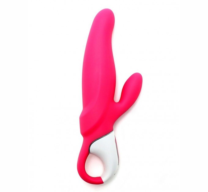 Мощный вибратор-кролик Satisfyer Vibes Mr. Rabbit, два мотора, литой силикон, 12 режимов работы