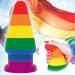 Анальная пробка радужная Lovetoy LGBT Prider Anal Plug 6.0