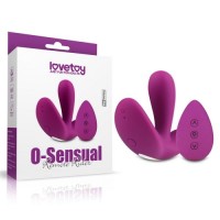 Управляемый вибростимулятор Lovetoy O-Sensual Remote Rider 90х50 мм Фиолетовый