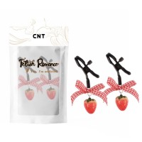 Зажимы для сосков с клубничками Cnt Nipple Fantasy Strawberry Clamps