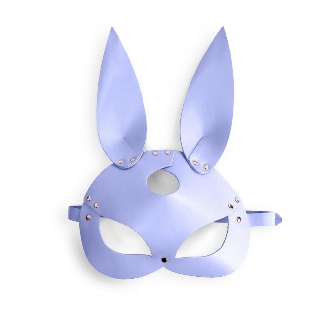 Кожаная маска Зайки Art of Sex Bunny mask Лавандовый