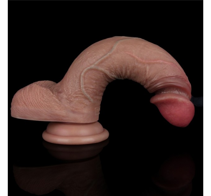 Фаллоимитатор с венами Dual Layered Silicone Cock 7.5 Lovetoy