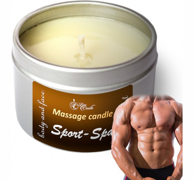 Массажная свеча Sport-Spa (Спортивная) мини, (50 мл), снимает боль