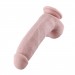 Силиконовый фаллоимитатор для секс-машин Hismith 8.3″ Silicone Dildo изогнутый система KlicLok