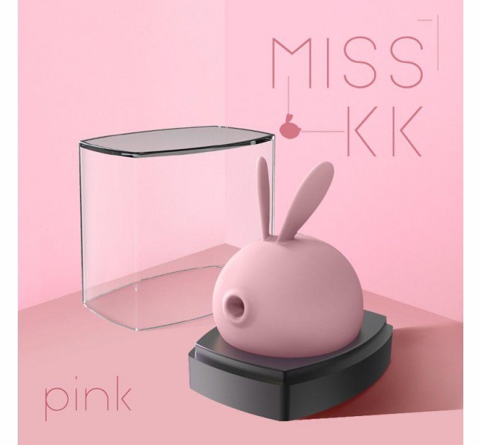 Вакуумный стимулятор с вибрацией KissToy Miss KK Pink (SO3620)