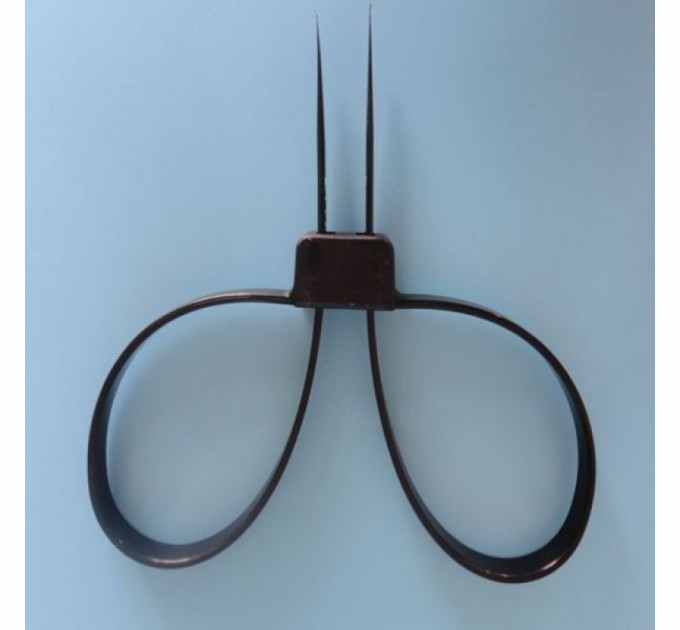 Одноразовые многоцелевые наручники Bdsm4u черные Multi-Purpose Handcuffs