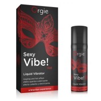 Жидкий вибратор Orgie Sexy Vibe 15 мл вибрация + согревающий эффект (O21210)