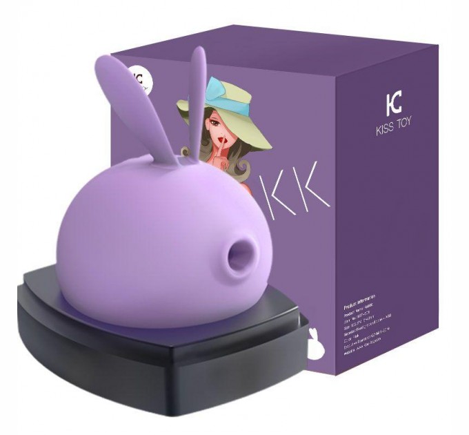 Вакуумный стимулятор с вибрацией KissToy Miss KK Purple (SO3760)