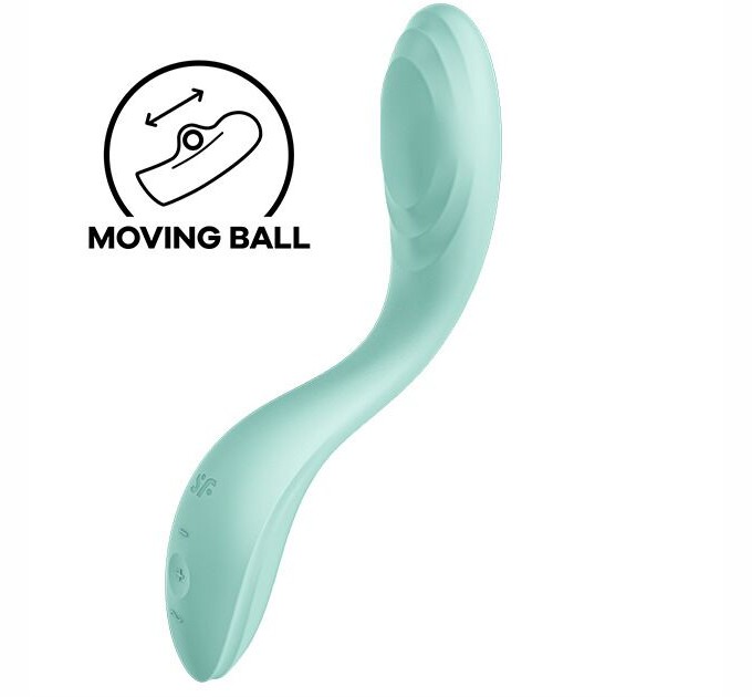 Вибратор с жемчужной стимуляцией точки G Satisfyer Rrrolling Pleasure Mint